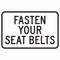 Brady Traffic Sign, 12 in H, 18 in W, Aluminum, Rectangle, English, 115478 115478 - alternate 1